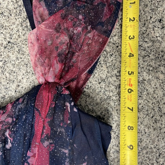 Lovely Grace Long Whimsigoth Gown Babydoll Forest Fairy Y2K Mesh Glitter Size S - Picture 16 of 17